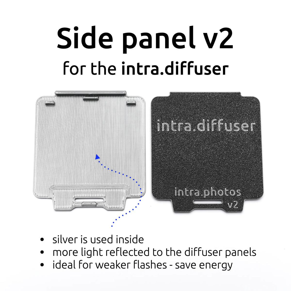 Panel Diffuser Components Side panel for the intra.diffuser – intra.photos