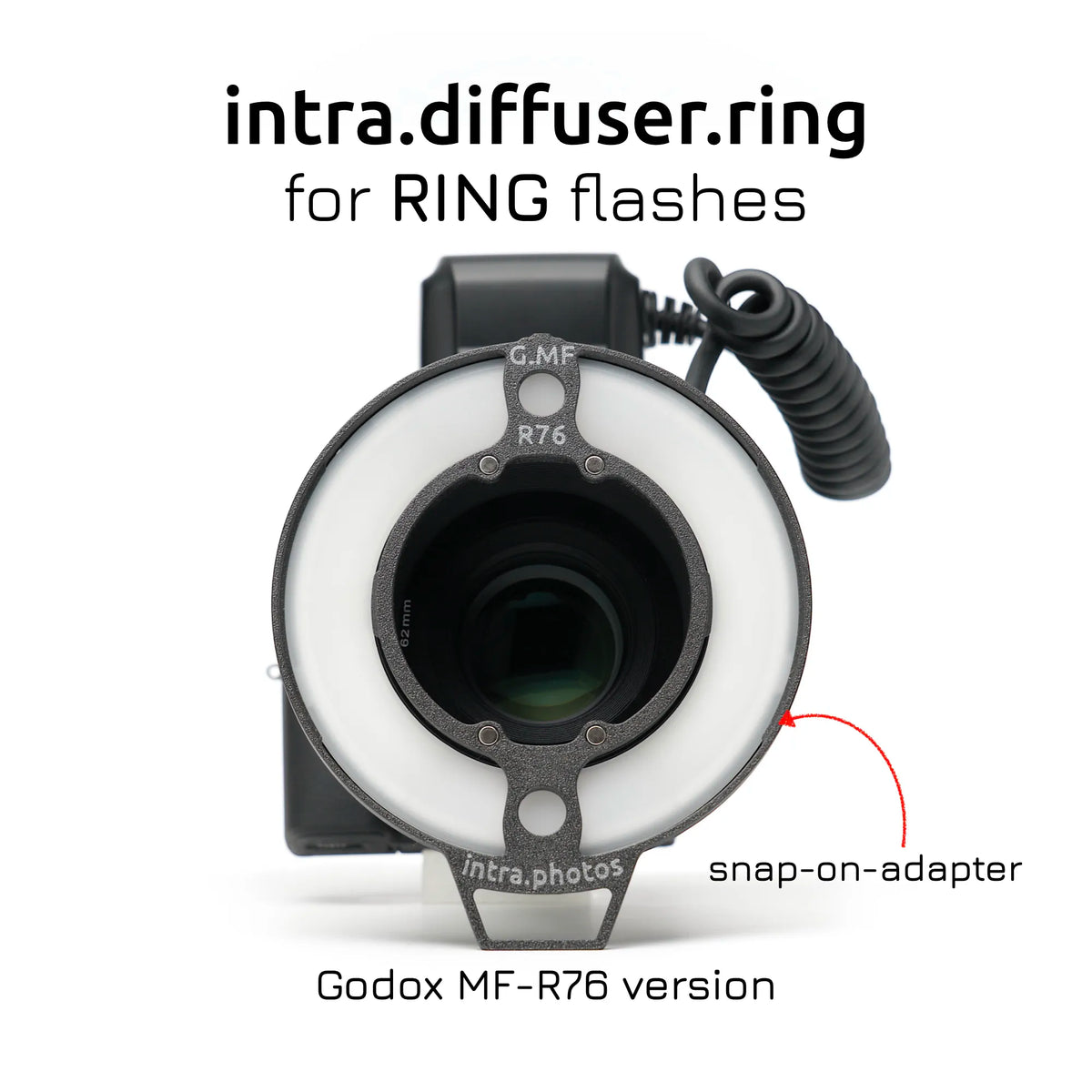 Plug In Diffuser Rings intra.diffuser kit - Flash diffuser – intra.photos